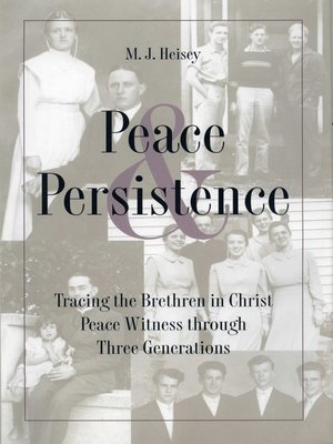 cover image of Peace and Persistence
